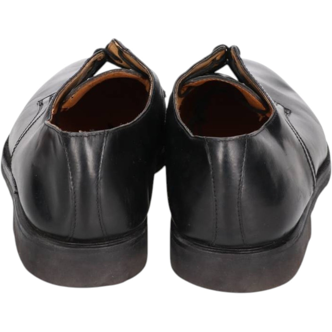 AMBIORIX Plain Toe Shoes, Size 44 Men's 28.0cm genuine leather black type Vintage Second Hand