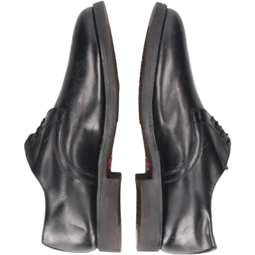 AMBIORIX Plain Toe Shoes, Size 44 Men's 28.0cm genuine leather black type Vintage Second Hand