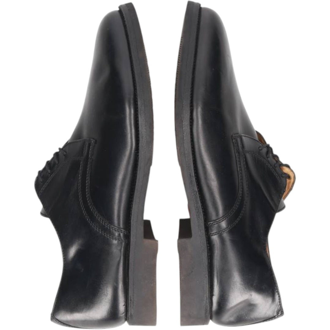 AMBIORIX Plain Toe Shoes, Size 44 Men's 28.0cm genuine leather black type Vintage Second Hand