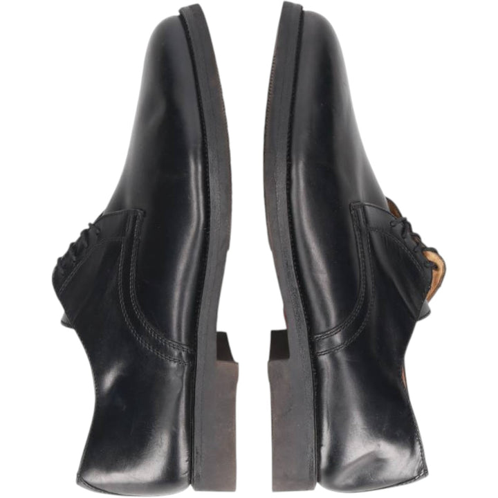 AMBIORIX Plain Toe Shoes, Size 44 Men's 28.0cm genuine leather black type Vintage Second Hand