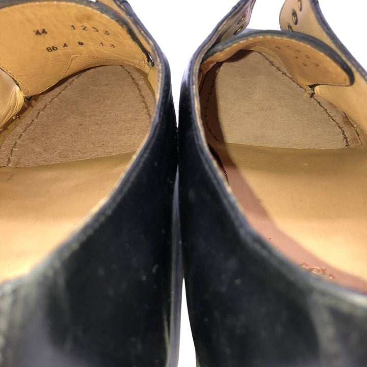 AMBIORIX Plain Toe Shoes, Size 44 Men's 28.0cm genuine leather black type Vintage Second Hand