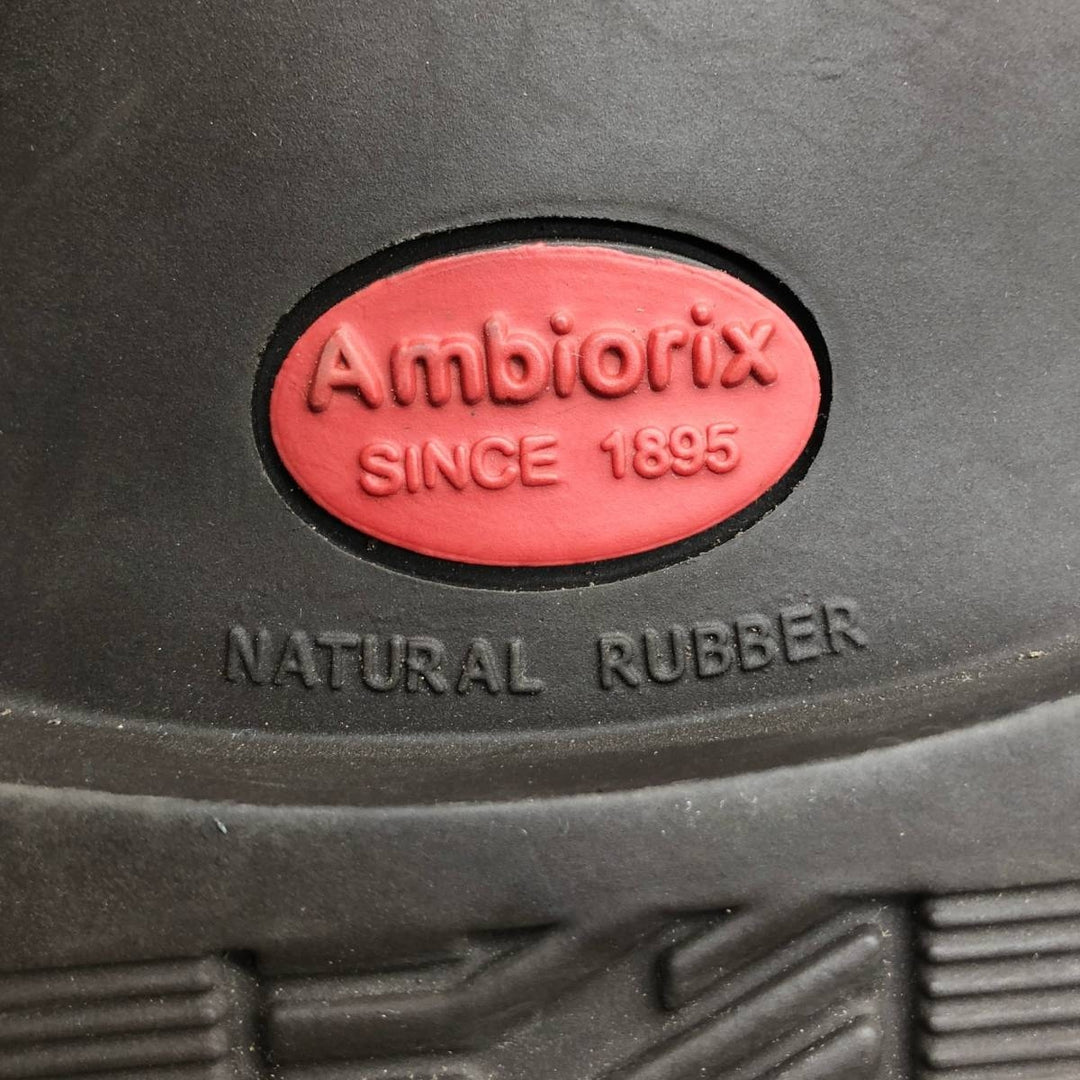AMBIORIX Plain Toe Shoes, Size 44 Men's 28.0cm genuine leather black type Vintage Second Hand