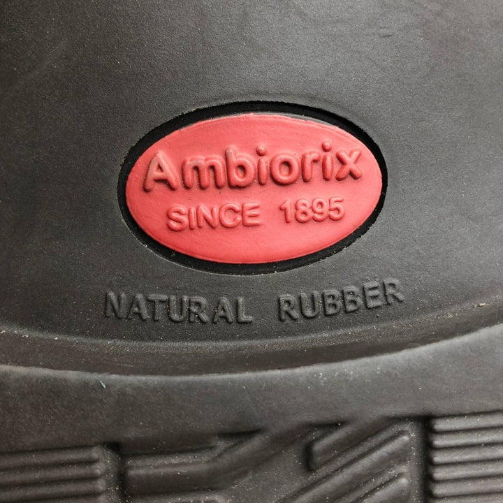 AMBIORIX Plain Toe Shoes, Size 44 Men's 28.0cm genuine leather black type Vintage Second Hand