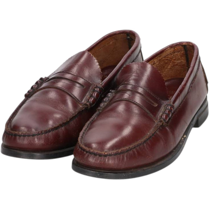 Oakwoods Coin Loafers, Made in USA Men's 27.0cm genuine leather brown type Vintage Second Hand