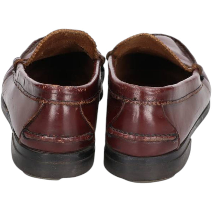 Oakwoods Coin Loafers, Made in USA Men's 27.0cm genuine leather brown type Vintage Second Hand
