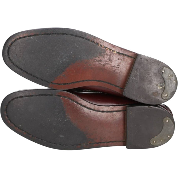 Oakwoods Coin Loafers, Made in USA Men's 27.0cm genuine leather brown type Vintage Second Hand