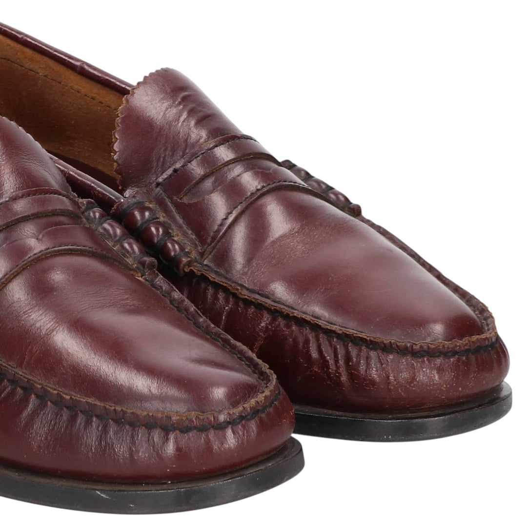 Oakwoods Coin Loafers, Made in USA Men's 27.0cm genuine leather brown type Vintage Second Hand