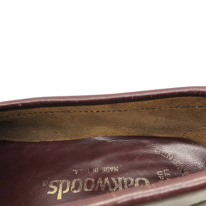 Oakwoods Coin Loafers, Made in USA Men's 27.0cm genuine leather brown type Vintage Second Hand