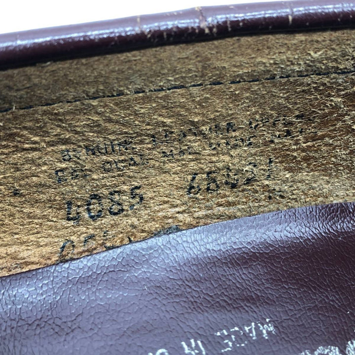 Oakwoods Coin Loafers, Made in USA Men's 27.0cm genuine leather brown type Vintage Second Hand
