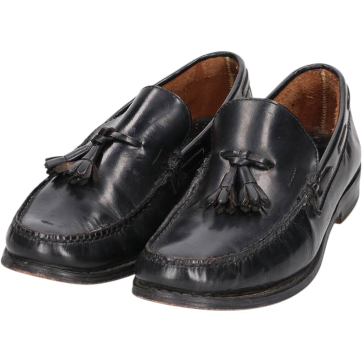 HHBROWN Tassel Loafers 8 1/2M Men's 26.5cm unclear black type Vintage Second Hand