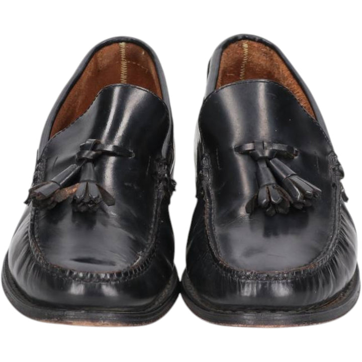 HHBROWN Tassel Loafers 8 1/2M Men's 26.5cm unclear black type Vintage Second Hand