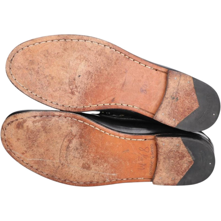 HHBROWN Tassel Loafers 8 1/2M Men's 26.5cm unclear black type Vintage Second Hand