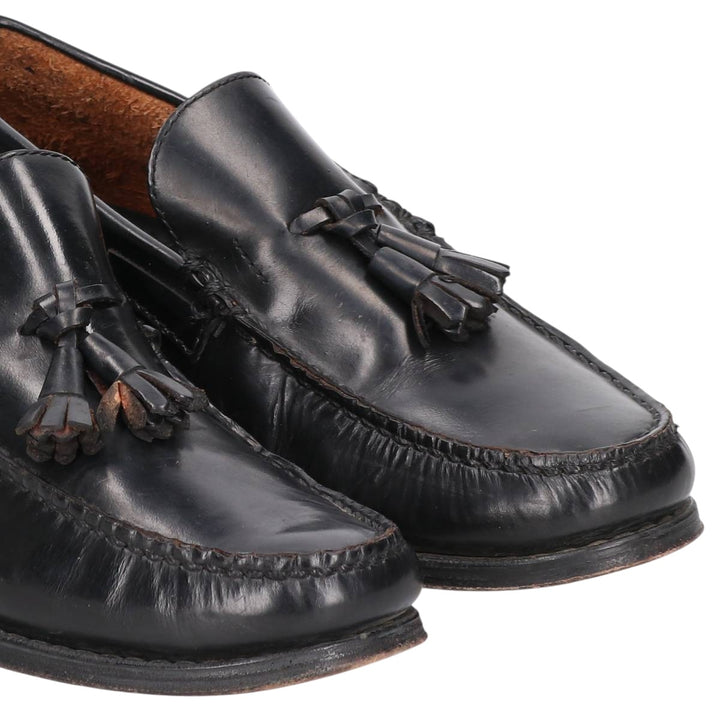HHBROWN Tassel Loafers 8 1/2M Men's 26.5cm unclear black type Vintage Second Hand