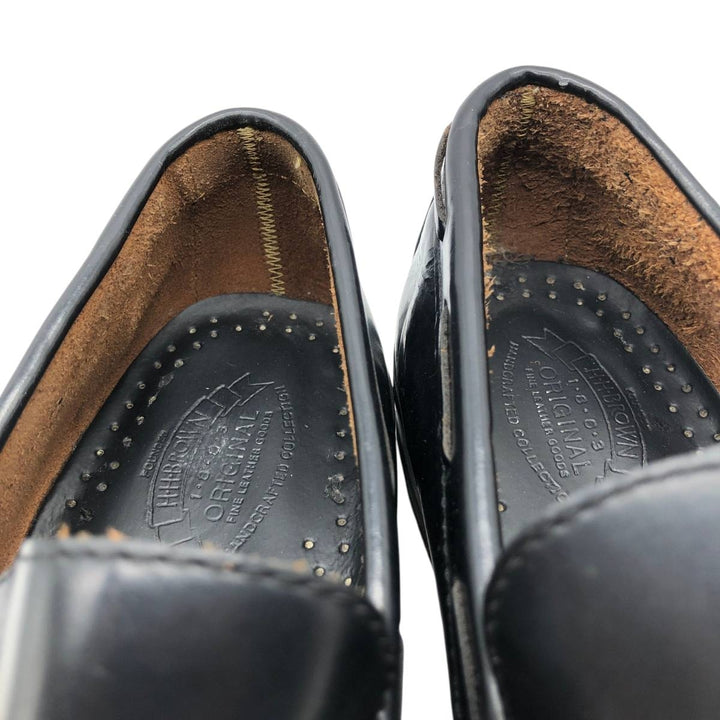 HHBROWN Tassel Loafers 8 1/2M Men's 26.5cm unclear black type Vintage Second Hand