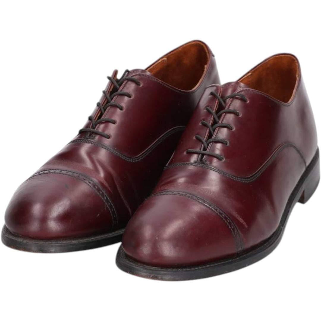 Bostonian CLASSICS Straight Tip Shoes, Made in USA, Size 10 D Men's 28.0cm genuine leather burgundy type Vintage Second Hand