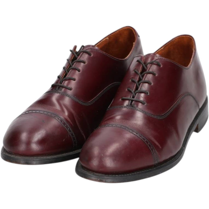 Bostonian CLASSICS Straight Tip Shoes, Made in USA, Size 10 D Men's 28.0cm genuine leather burgundy type Vintage Second Hand