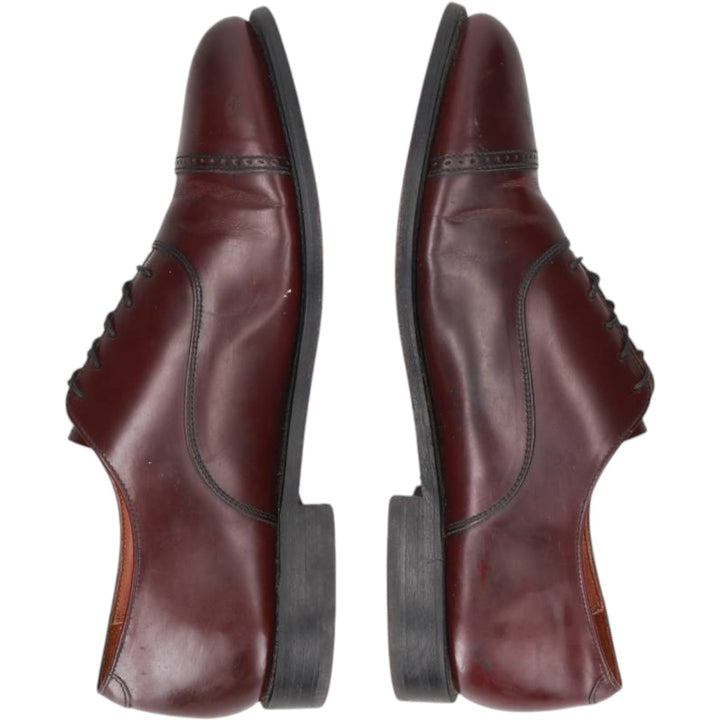 Bostonian CLASSICS Straight Tip Shoes, Made in USA, Size 10 D Men's 28.0cm genuine leather burgundy type Vintage Second Hand