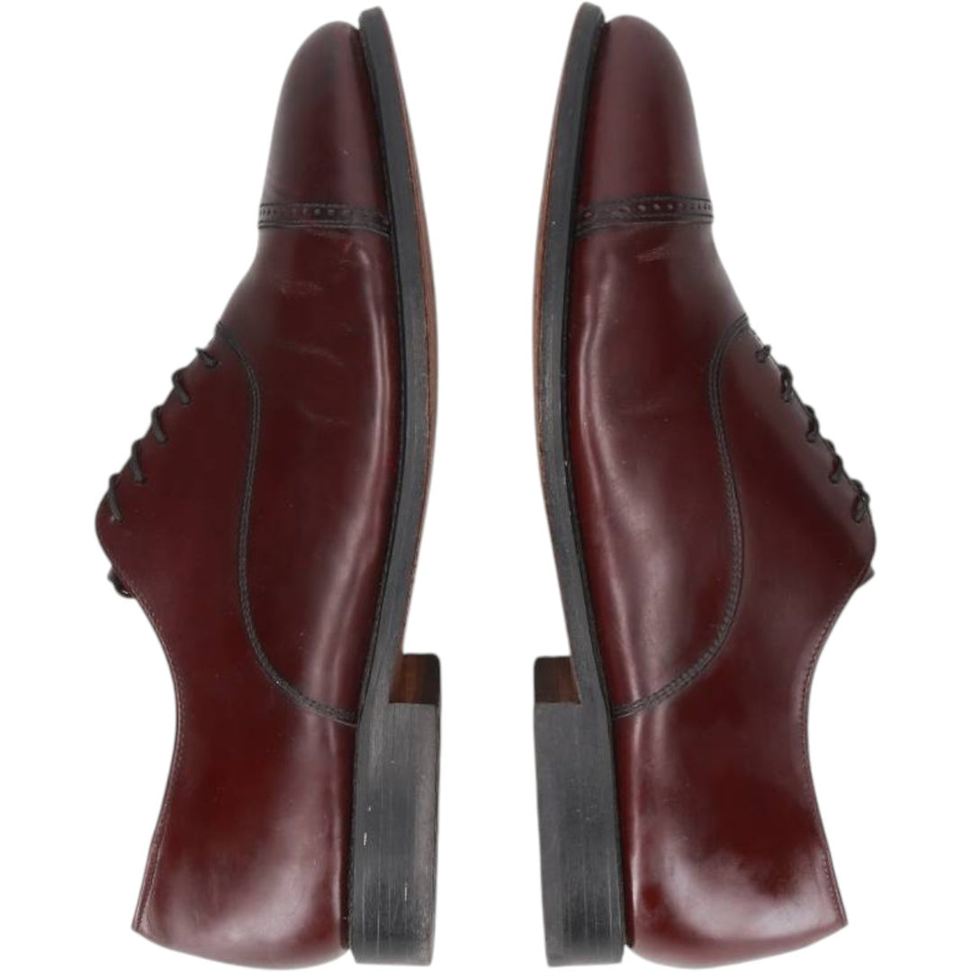 Bostonian CLASSICS Straight Tip Shoes, Made in USA, Size 10 D Men's 28.0cm genuine leather burgundy type Vintage Second Hand
