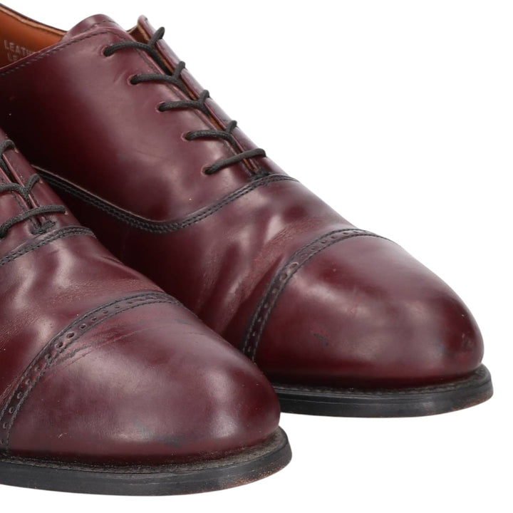 Bostonian CLASSICS Straight Tip Shoes, Made in USA, Size 10 D Men's 28.0cm genuine leather burgundy type Vintage Second Hand