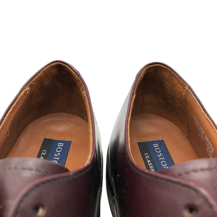 Bostonian CLASSICS Straight Tip Shoes, Made in USA, Size 10 D Men's 28.0cm genuine leather burgundy type Vintage Second Hand