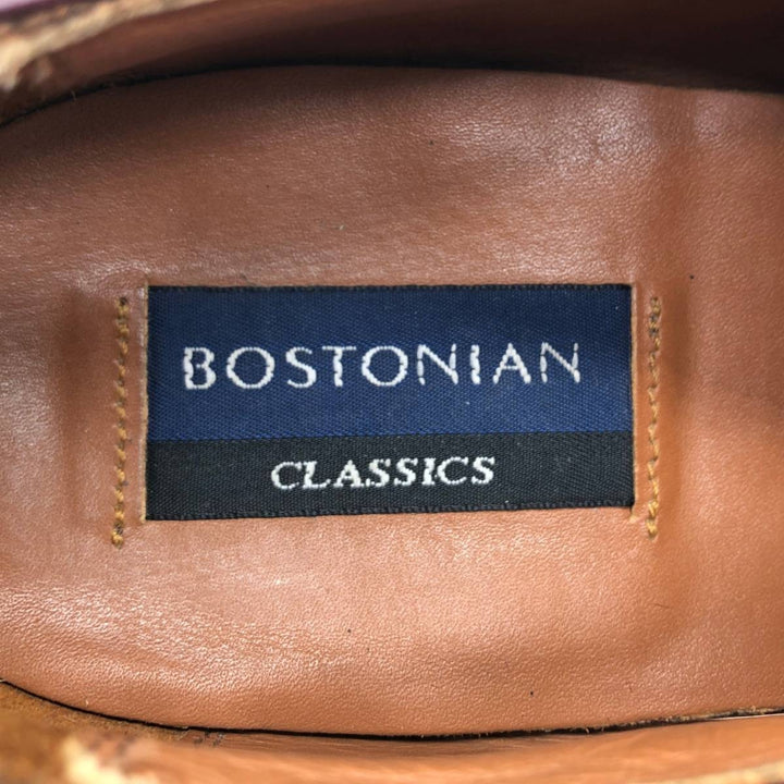 Bostonian CLASSICS Straight Tip Shoes, Made in USA, Size 10 D Men's 28.0cm genuine leather burgundy type Vintage Second Hand