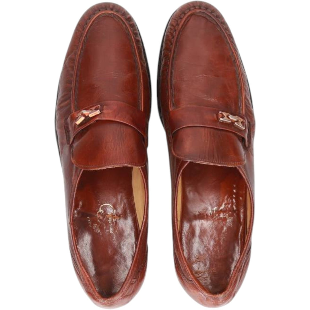 Florsheim Holborn Bit Loafers Men's 28.0cm genuine leather brown type Vintage Second Hand