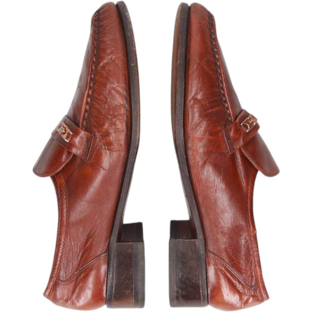 Florsheim Holborn Bit Loafers Men's 28.0cm genuine leather brown type Vintage Second Hand