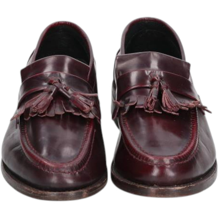 Samuel Windsor Quilted Tassel Loafers, Size 8 Men's 26.5cm unclear burgundy type Vintage Second Hand