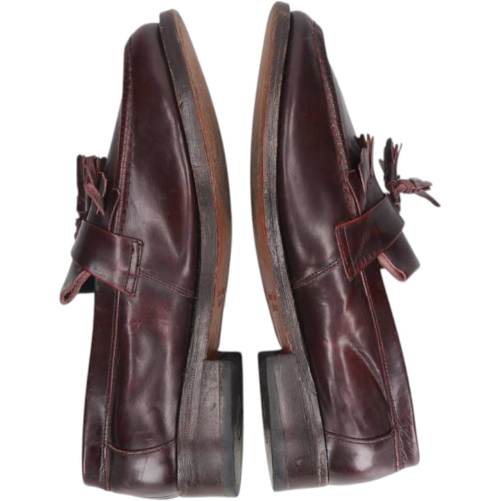 Samuel Windsor Quilted Tassel Loafers, Size 8 Men's 26.5cm unclear burgundy type Vintage Second Hand