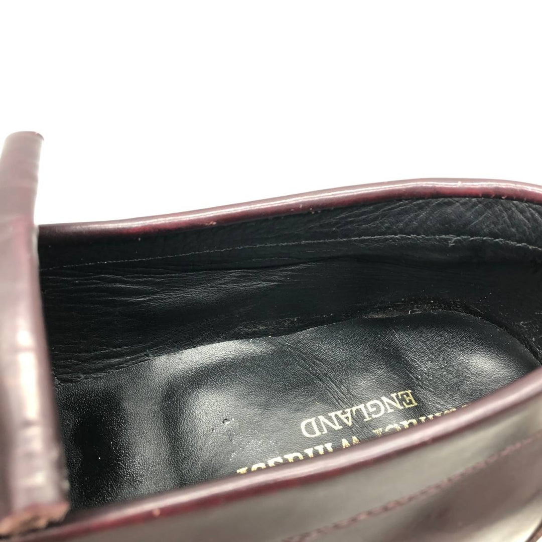 Samuel Windsor Quilted Tassel Loafers, Size 8 Men's 26.5cm unclear burgundy type Vintage Second Hand