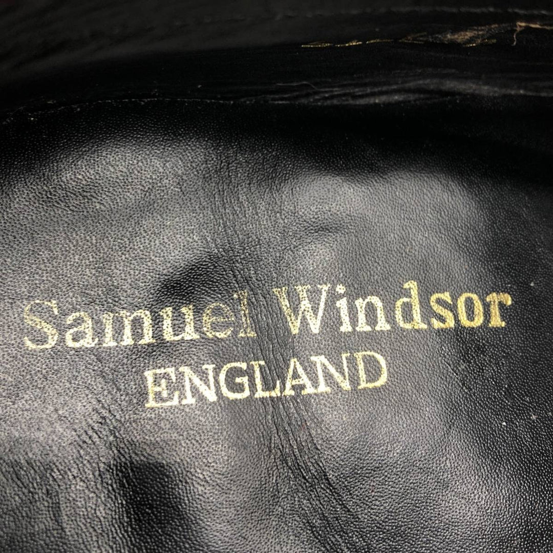 Samuel Windsor Quilted Tassel Loafers, Size 8 Men's 26.5cm unclear burgundy type Vintage Second Hand