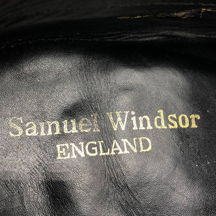 Samuel Windsor Quilted Tassel Loafers, Size 8 Men's 26.5cm unclear burgundy type Vintage Second Hand