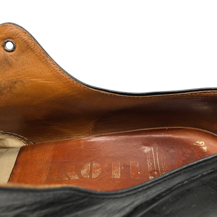 Lloyd Straight Tip Shoes Men's 27.5cm genuine leather black type Vintage Second Hand