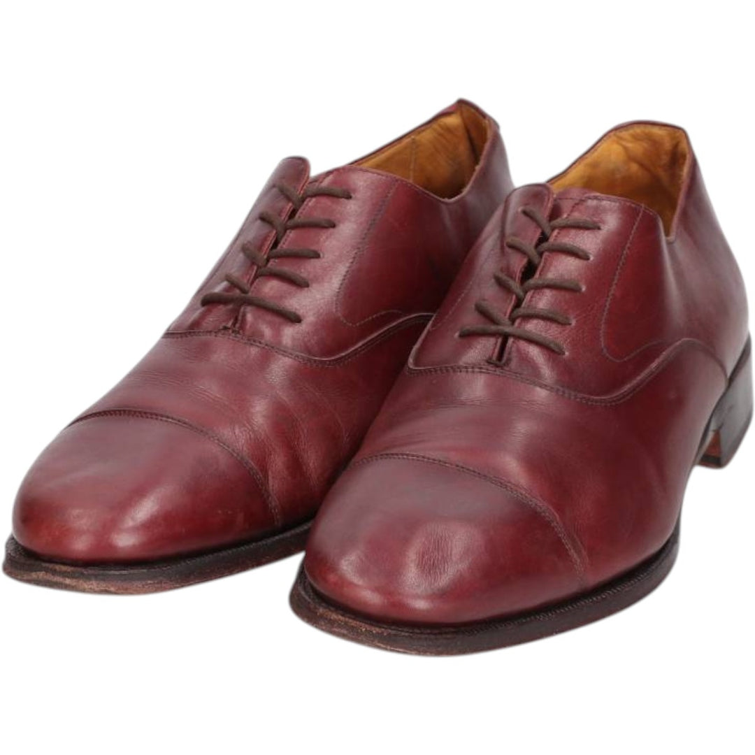 MEERMIN Straight Tip Shoes Size 9 Men's 27.0cm genuine leather burgundy type Vintage Second Hand