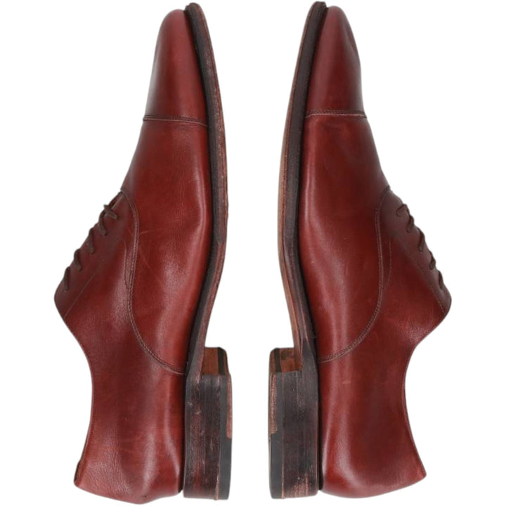MEERMIN Straight Tip Shoes Size 9 Men's 27.0cm genuine leather burgundy type Vintage Second Hand