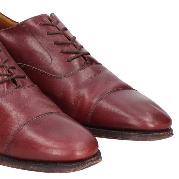 MEERMIN Straight Tip Shoes Size 9 Men's 27.0cm genuine leather burgundy type Vintage Second Hand