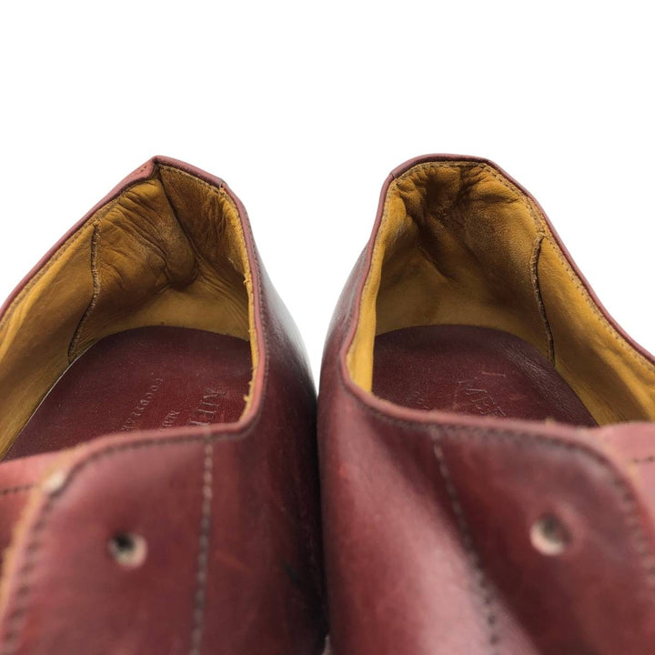 MEERMIN Straight Tip Shoes Size 9 Men's 27.0cm genuine leather burgundy type Vintage Second Hand