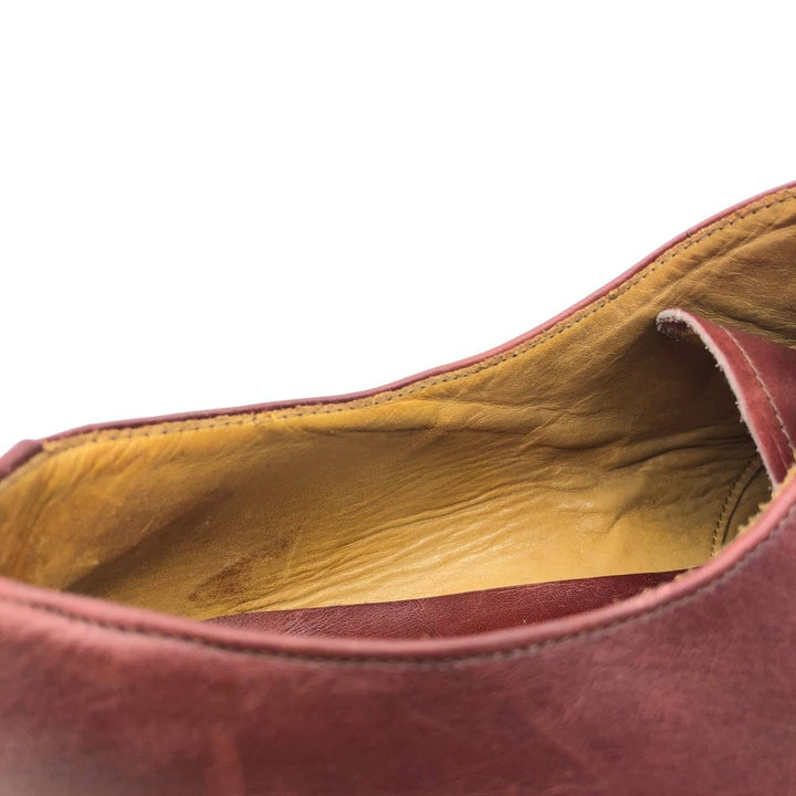 MEERMIN Straight Tip Shoes Size 9 Men's 27.0cm genuine leather burgundy type Vintage Second Hand
