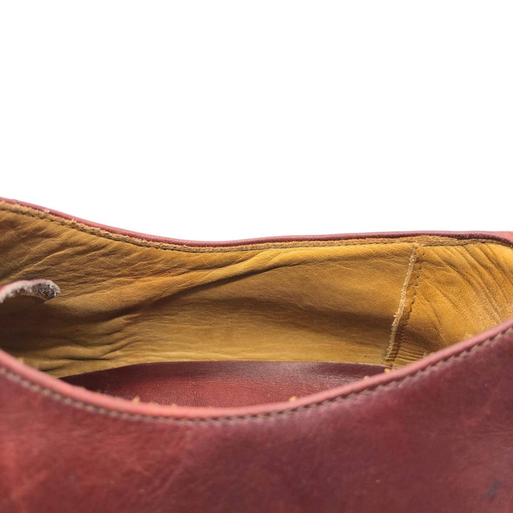 MEERMIN Straight Tip Shoes Size 9 Men's 27.0cm genuine leather burgundy type Vintage Second Hand