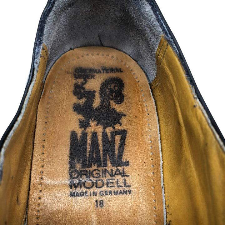 MANZ Military Service Shoes, Made in Germany Men's 26.5cm unclear black type Vintage Second Hand