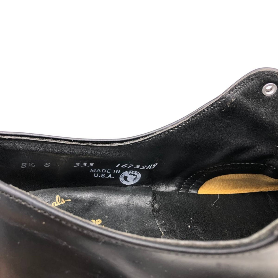 Mason Executive Imperials U-tip shoes, Made in USA, Size 8 1/2E Men's 26.5cm genuine leather black type Vintage Second Hand