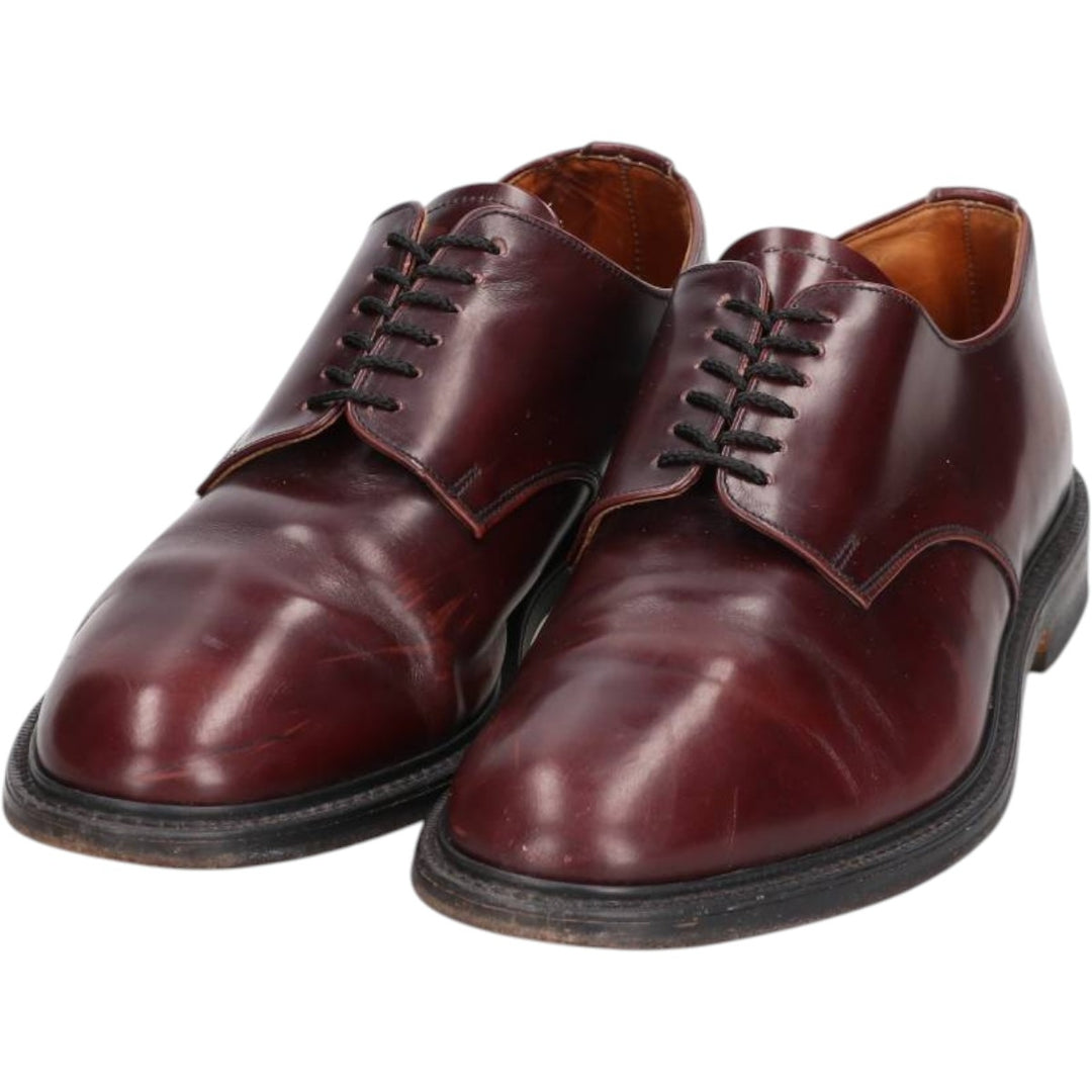 Alfred Sargent plain toe shoes, made in England, size 9 1/2 Men's 28.0cm genuine leather burgundy type Vintage Second Hand