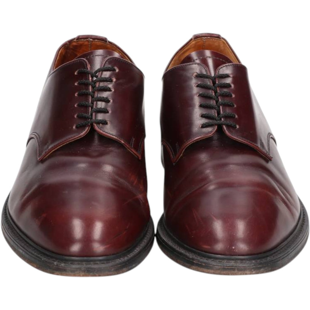 Alfred Sargent plain toe shoes, made in England, size 9 1/2 Men's 28.0cm genuine leather burgundy type Vintage Second Hand