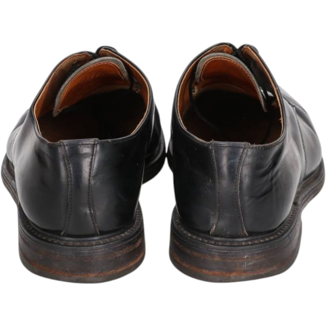 Alfred Sargent plain toe shoes, made in England, size 9 1/2 Men's 27.5cm genuine leather black type Vintage Second Hand