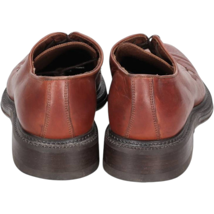ANTICA CUOIERIA Plain Toe Shoes, Made in Italy, Size 9D Men's 26.5cm genuine leather red type reddish brown Vintage Second Hand