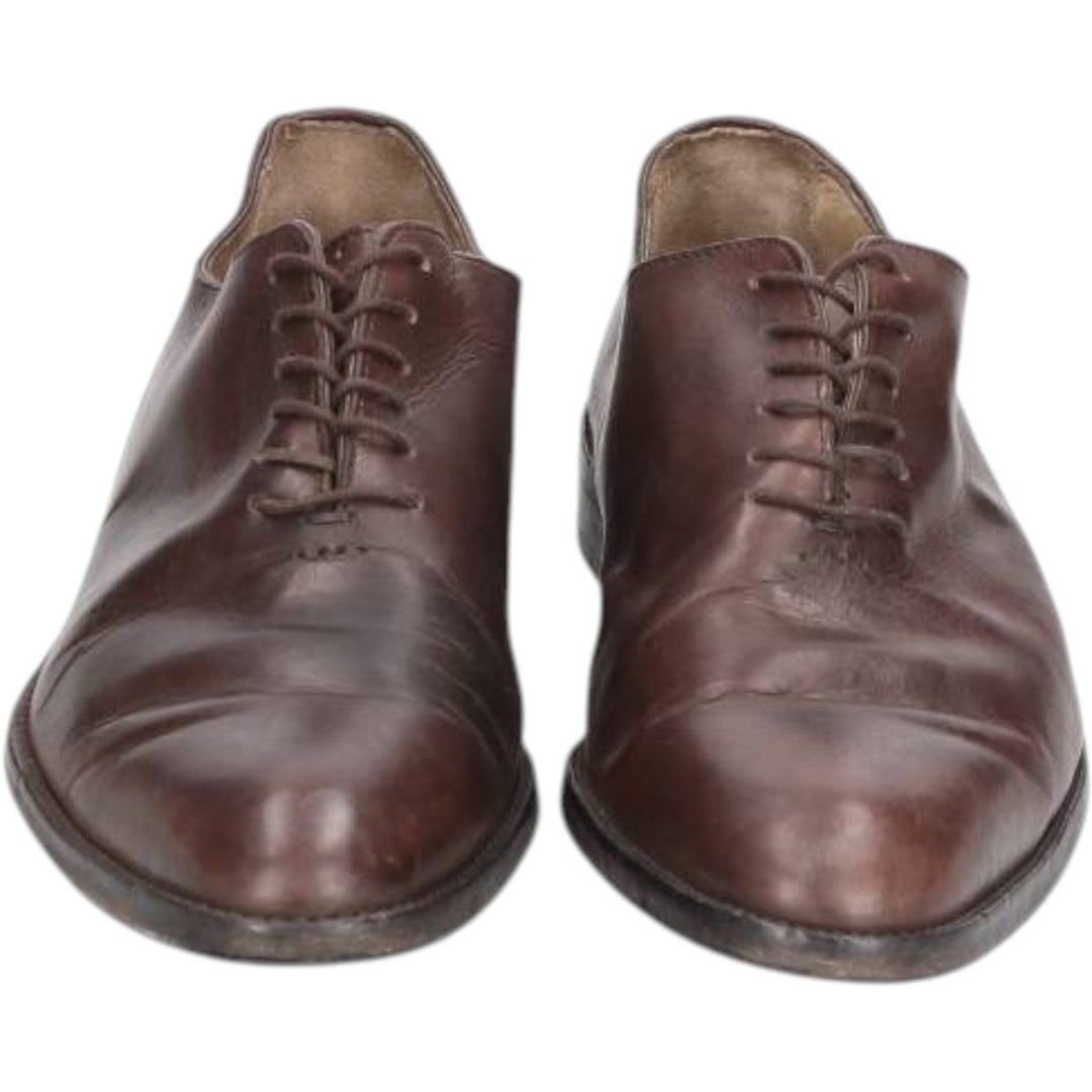 Bexley Plain Toe Shoes, Size 42 Men's 27.5cm unclear red type reddish brown Vintage Second Hand