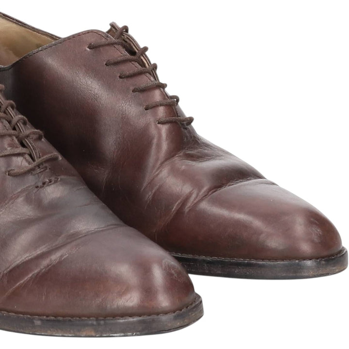 Bexley Plain Toe Shoes, Size 42 Men's 27.5cm unclear red type reddish brown Vintage Second Hand