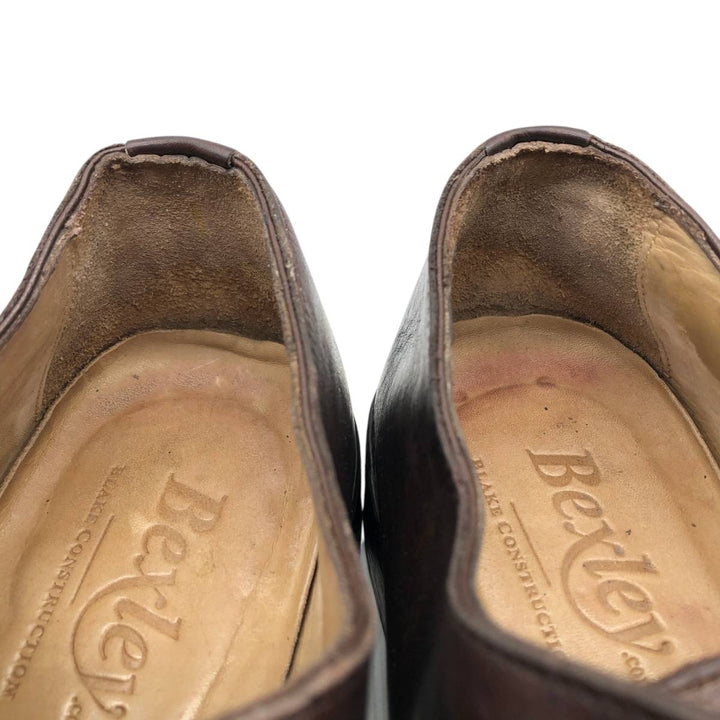Bexley Plain Toe Shoes, Size 42 Men's 27.5cm unclear red type reddish brown Vintage Second Hand