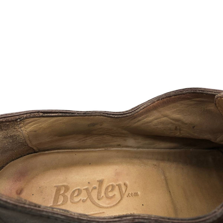 Bexley Plain Toe Shoes, Size 42 Men's 27.5cm unclear red type reddish brown Vintage Second Hand
