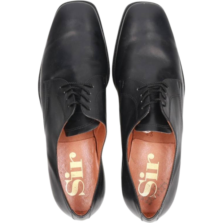 1980s Belgian Army Military Service Shoes, Size 43 (Men's 11"), Vintage /saa016194 Men's 28.0cm unclear black type Vintage Second Hand